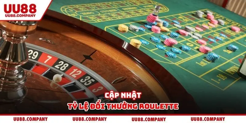 Cập nhật tỷ lệ đổi thưởng Roulette