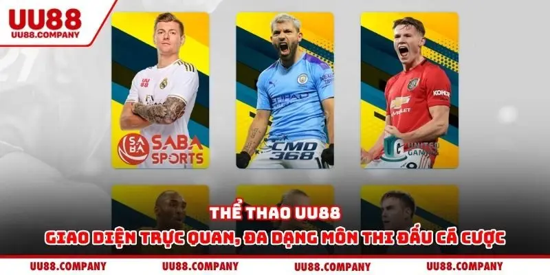 Thể thao UU88 giao diện trực quan, đa dạng môn thi đấu cá cược